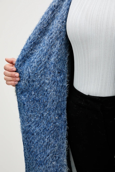 Hugo Blue płaszcz kolor niebieski 50546827 - zdjęcie produktu nr 2