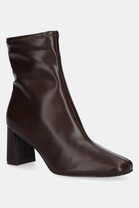Steve Madden botki Hurst damskie kolor brązowy na słupku 11003498 - zdjęcie produktu nr 1