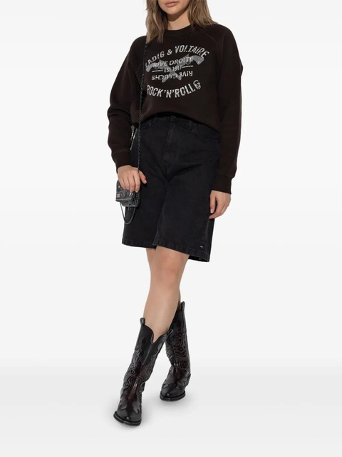 Zadig&Voltaire graphic-print sweatshirt - Brown - zdjęcie produktu nr 1