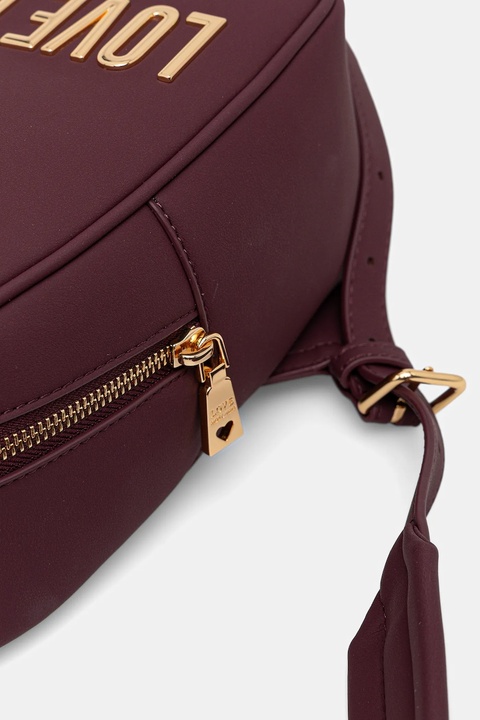 Love Moschino plecak damski kolor fioletowy mały z aplikacją JC4197PP1NKD0552 - zdjęcie produktu nr 2