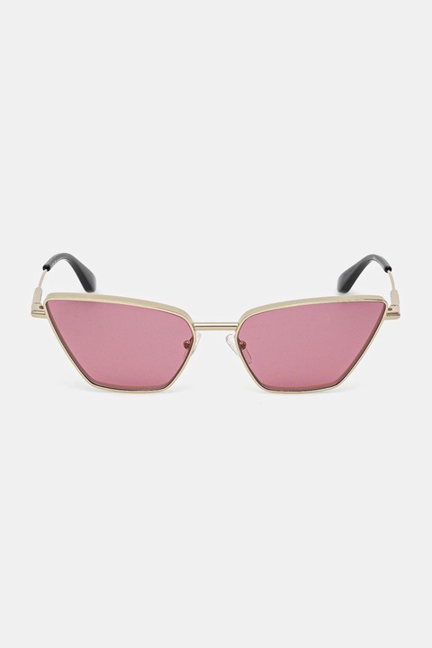 Alexander McQueen okulary przeciwsłoneczne damskie kolor złoty AM0501S - zdjęcie produktu nr 2