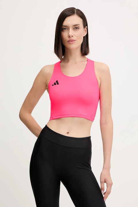 adidas Performance top do biegania Adizero Essentials kolor różowy IY5547 - zdjęcie produktu nr 1