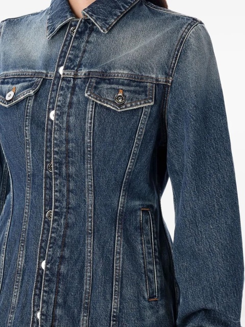 Jean Paul Gaultier balloon-sleeve denim jacket - Blue - zdjęcie produktu nr 1