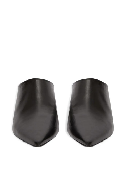 Jil Sander leather mules - Black - zdjęcie produktu nr 2