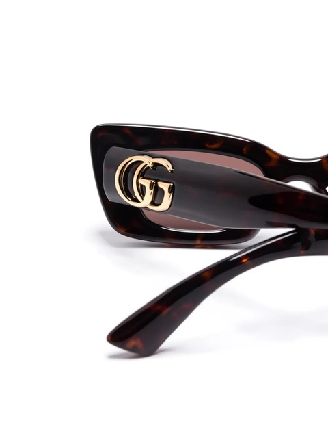 Gucci Eyewear cat eye-frame sunglasses - Brown - zdjęcie produktu nr 2