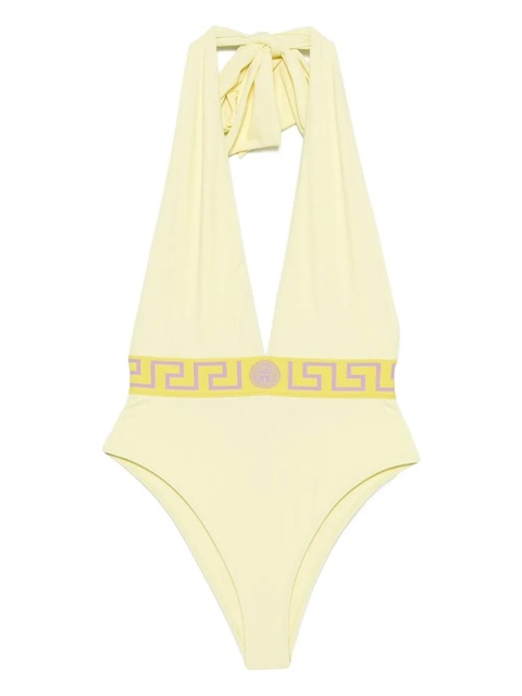 Versace Greca halterneck swimsuit - Yellow - zdjęcie produktu nr 1