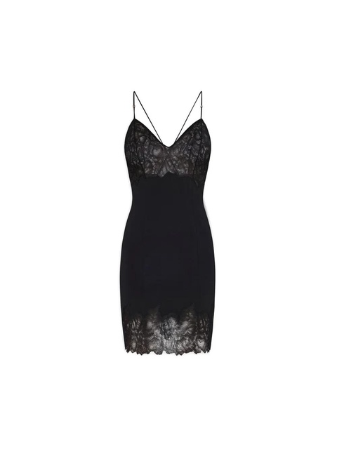 AMIRI Marble lace mini dress - Black - zdjęcie produktu nr 2