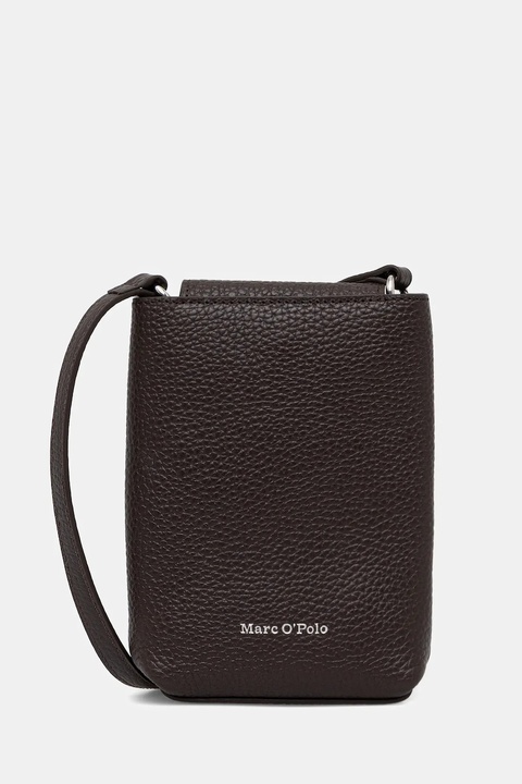 Marc O'Polo torebka skórzana kolor brązowy 5000009285 - zdjęcie produktu nr 1