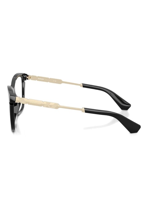 Burberry Eyewear metal-detail cat-eye glasses - Black - zdjęcie produktu nr 2