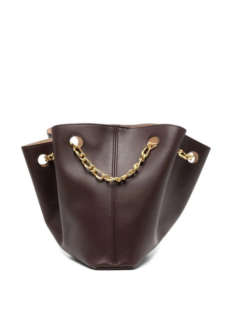 Nanushka chain-link top-handle tote - Brown - zdjęcie produktu nr 1