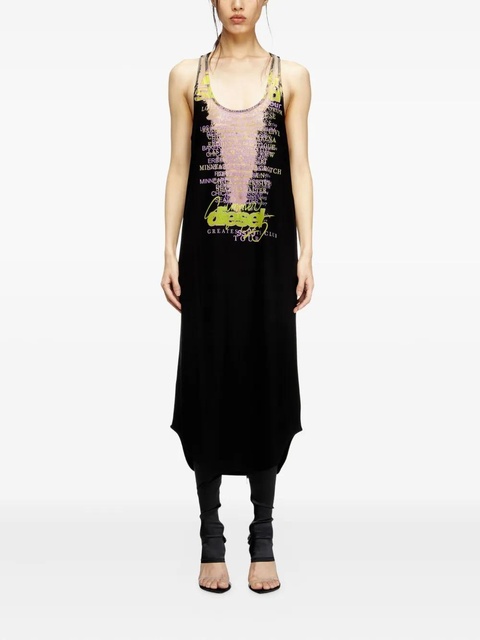 Diesel Remaster Capsule D-Shany-Long midi dress - Black - zdjęcie produktu nr 2
