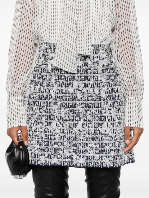 Givenchy 4G tweed skirt - Blue - zdjęcie produktu nr 2