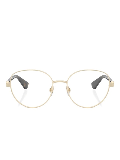 Burberry Eyewear oval-framed glasses - Gold - zdjęcie produktu nr 1