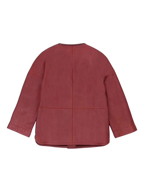 Loro Piana Evening leather jacket - Red - zdjęcie produktu nr 2