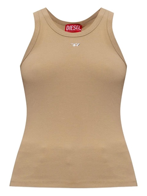 Diesel logo-detail ribbed tank top - Neutrals - zdjęcie produktu nr 1