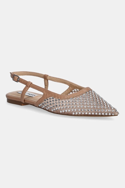 Steve Madden baleriny Slingshot-MR kolor brązowy z odkrytą piętą SM11003839 - zdjęcie produktu nr 1