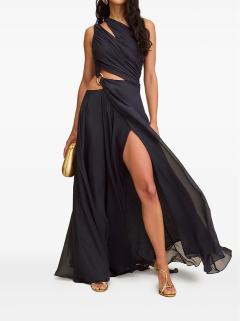 Cult Gaia Zan one-shoulder cut-out gown - Blue - zdjęcie produktu nr 1