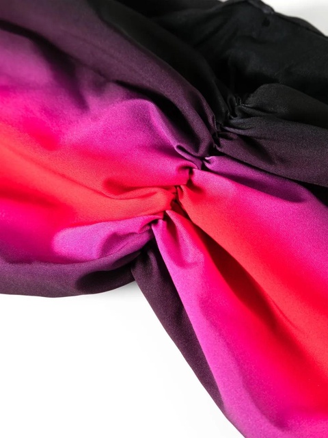 The Attico gradient-effect bikini - Black - zdjęcie produktu nr 2