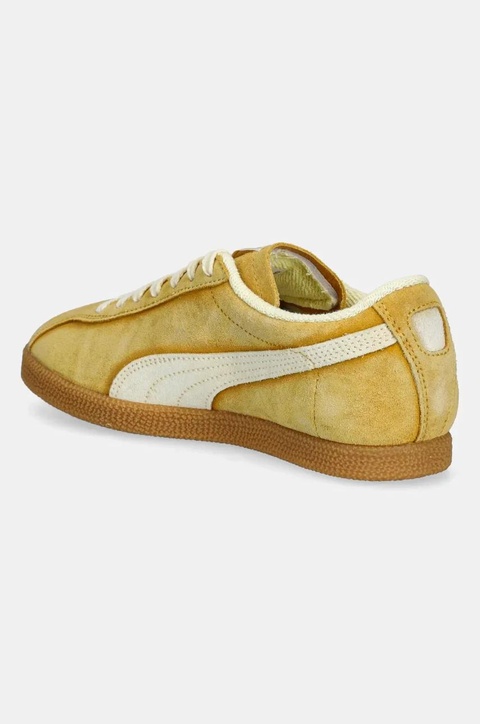 Puma sneakersy zamszowe Brasil The NeverWorn V kolor żółty 401643 - zdjęcie produktu nr 2