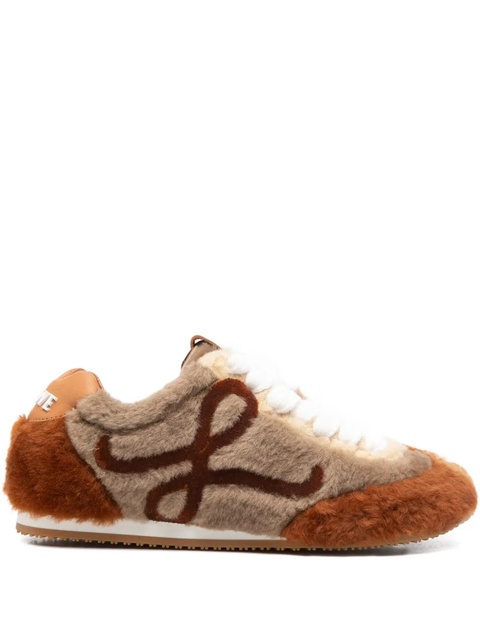 LOEWE logo-plaque sneakers - Brown - zdjęcie produktu nr 1