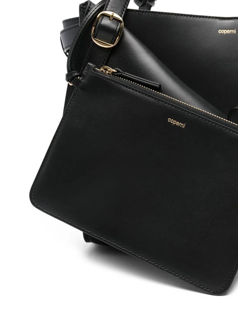 Coperni medium Belt Cabas folded tote bag - Black - zdjęcie produktu nr 2