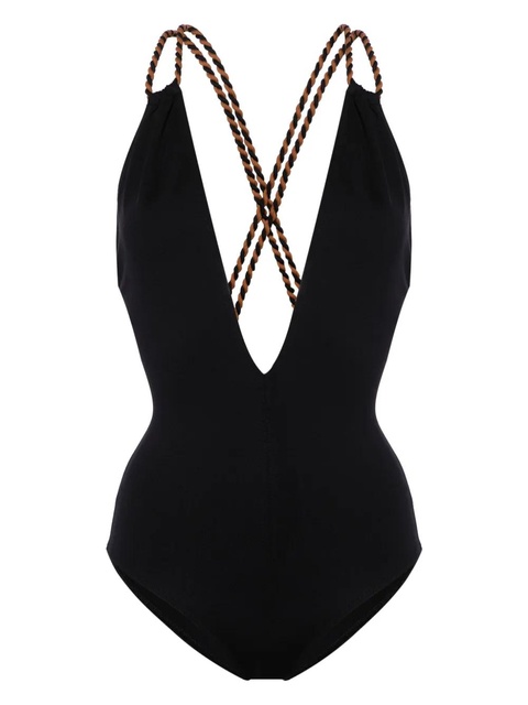 ERES Pirouette V-neck swimsuit - Black - zdjęcie produktu nr 1