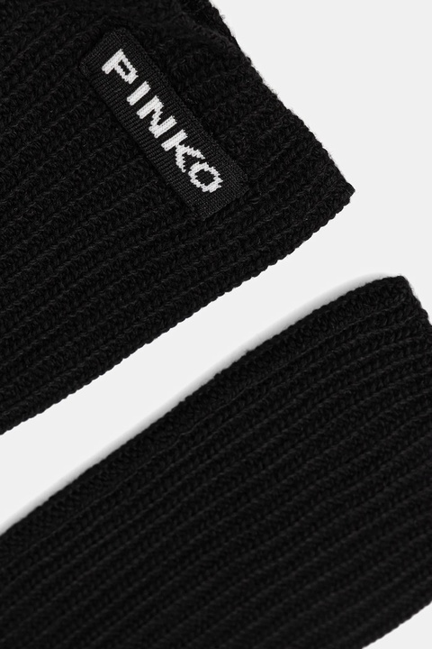 Pinko rękawiczki z dodatkiem wełny damskie kolor czarny 105997 A2Z4 - zdjęcie produktu nr 1