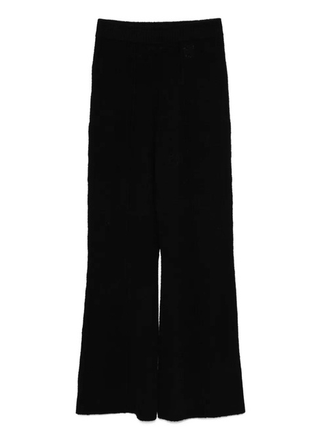 Guest In Residence bouclé flared trousers - Black - zdjęcie produktu nr 2