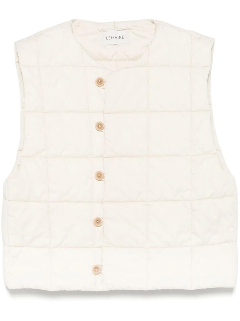 LEMAIRE quilted gilet - Neutrals - zdjęcie produktu nr 1