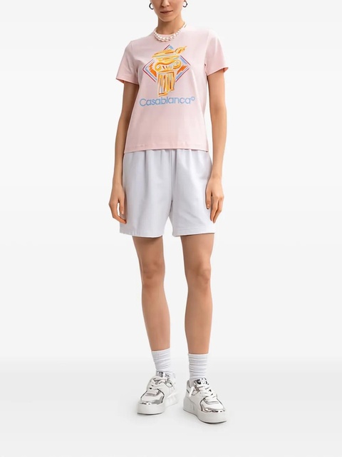 Casablanca graphic-print T-shirt - Pink - zdjęcie produktu nr 2