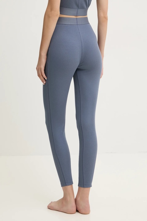 Calvin Klein Underwear legginsy lounge kolor niebieski gładkie 000QS7220E - zdjęcie produktu nr 2