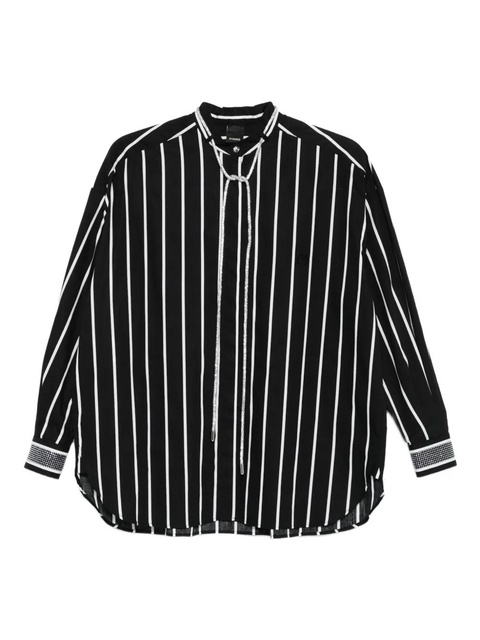 PINKO striped lace shirt - Black - zdjęcie produktu nr 1