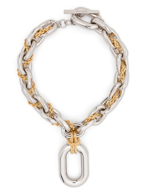 Rabanne Paco chain necklace - Silver - zdjęcie produktu nr 1