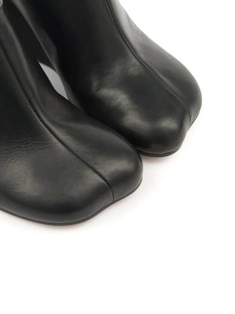 MM6 Maison Margiela leather mules - Black - zdjęcie produktu nr 1