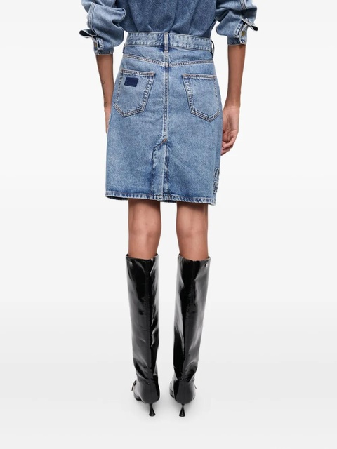 GANNI button-fastening denim skirt - Blue - zdjęcie produktu nr 2