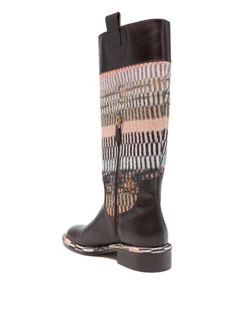 Missoni Clo panelled boots - Brown - zdjęcie produktu nr 1