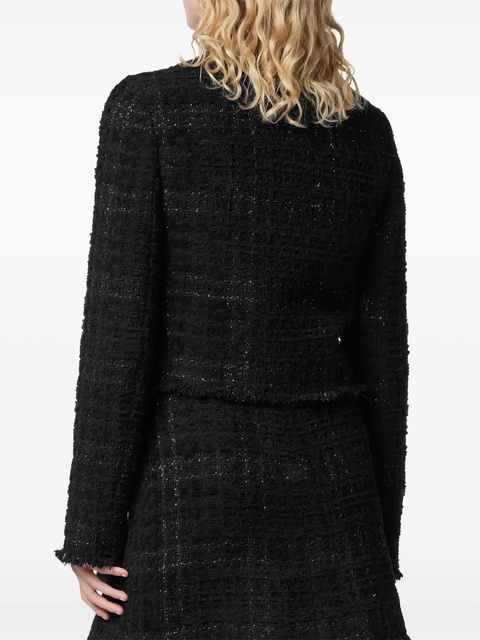 Versace cotton tweed jacket - Black - zdjęcie produktu nr 2
