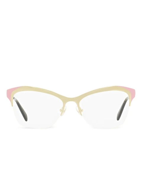 PUCCI 5074 geometric-shape glasses - Gold - zdjęcie produktu nr 1