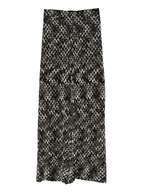 Missoni patterned-jacquard trousers - Brown - zdjęcie produktu nr 1