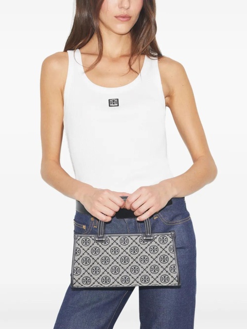 Tory Burch T-Monogram tote bag - Blue - zdjęcie produktu nr 2