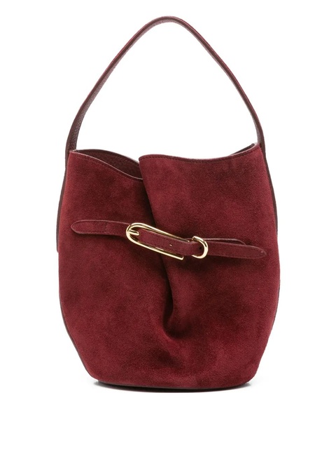 Liffner mini suede bucket bag - Red - zdjęcie produktu nr 1