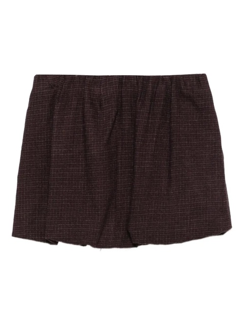 Alysi checked gathered skirt - zdjęcie produktu nr 1