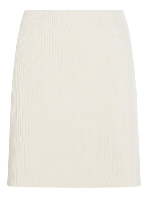 Jil Sander ribbed-knit skirt - Neutrals - zdjęcie produktu nr 1