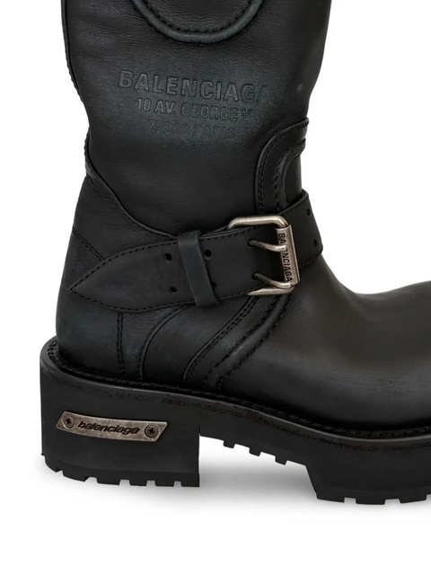 Balenciaga Venom buckle-detail leather boots - Black - zdjęcie produktu nr 1