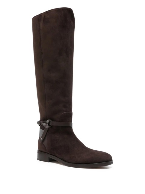 Jimmy Choo Lawton Knee Boot Flats - Brown - zdjęcie produktu nr 2