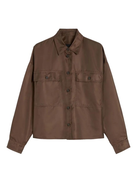 Weekend Max Mara cropped shirt - Brown - zdjęcie produktu nr 1