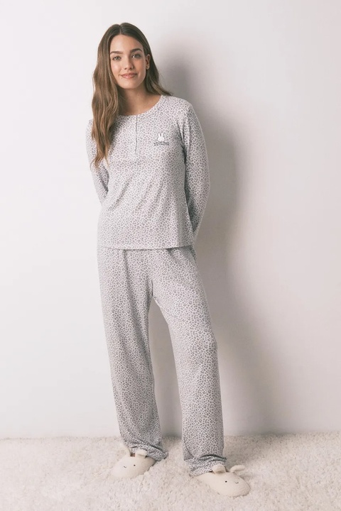 women'secret piżama damska kolor szary 3132167 - zdjęcie produktu nr 1