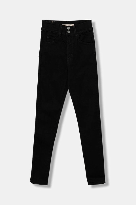 Levi's jeansy RETRO HIGH SKINNY DB damskie kolor czarny A6593 - zdjęcie produktu nr 1