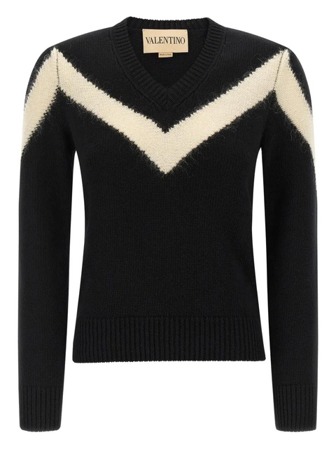 Valentino Garavani bow-detail sweater - Black - zdjęcie produktu nr 1