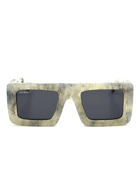 Off-White Leonard square sunglasses - Grey - zdjęcie produktu nr 1